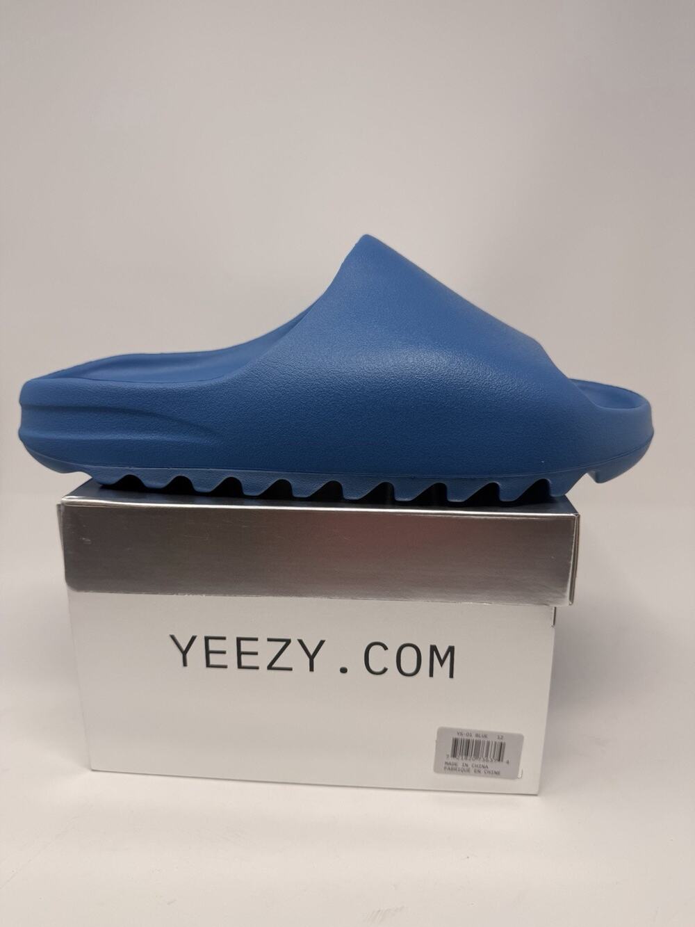 AUTHENTIC YZY YS-01 BLUE SLIDES | SIZE 12 - IN HAND - DON’T WAIT 4 MONTHS